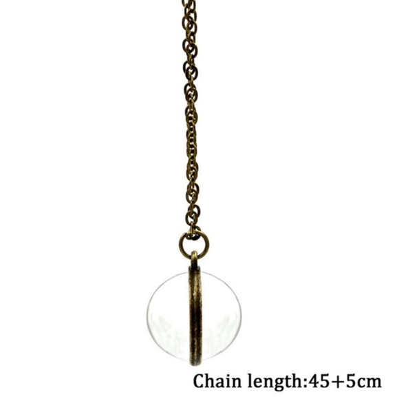 ▪️Glass Moon Necklace. - Picture 2 of 3